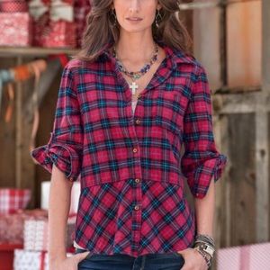 Plaid button down by Sundance